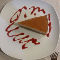 A sort of cheesecake (really yummy)  at Mezzaluna in Turin
