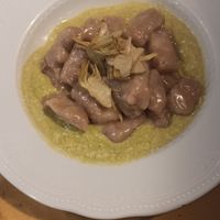 Gnocchi at Mezzaluna in Turin