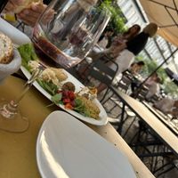 Delicious appie plate   at Mezzaluna in Turin