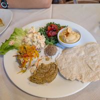 Mixed starters plate at Mezzaluna in Turin