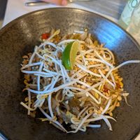 Pad thai at Mezzaluna in Turin