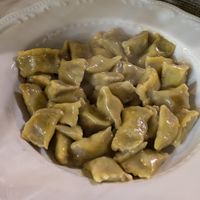 Agnolotti del plin at Mezzaluna in Turin
