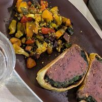 Vegan wellington at Mezzaluna in Turin