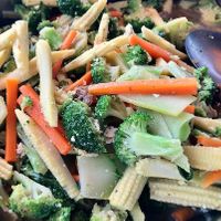 Mixed Veg at Muay and Joom Vegetarian in Hua Hin