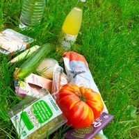 Pique-nique improvisé at La Vie Claire in Maubeuge