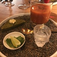 Gazpacho “Bloody Mary” style  at Verthé in Diksmuide