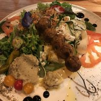 Salad Moussaka style  at Verthé in Diksmuide