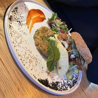 Jackfruit burger  at Verthé in Diksmuide