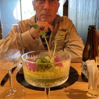 Tiramisu de concombre 🥒   at Verthé in Diksmuide