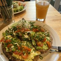 Avocado Toast Custom at Books & Brunch in Bruges