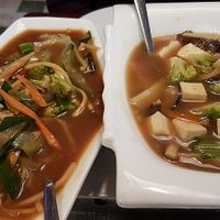 sweet sour and spicey tofu dish at Yak Tibetaans Restaurant in Oostende