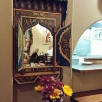 Gorgeous Entryway Display at East West Cafe in Santa Rosa