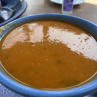 Tomato Basil soup  at East West Cafe in Santa Rosa