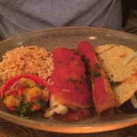 Vegan combo plate at Fiesta Mexican Restaurant in South Yarra