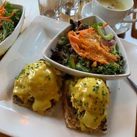 Vegan eggs benny omg im drooling  at Front Street Cafe in Philadelphia