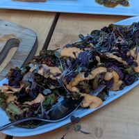 Brussels sprouts at Front Street Cafe in Philadelphia