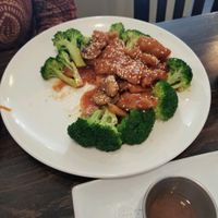 sesame chicken at Green Zenphony in Rego Park