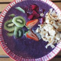 Acai Smoothie Bowl at Betty's Bohemian Beach Cafe in Port Douglas
