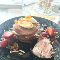 Pancakes at Betty's Bohemian Beach Cafe in Port Douglas