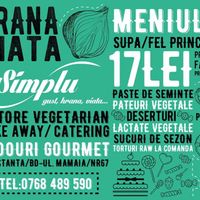 Soups/ main course/ bio/ vegan pizza/ concept-store/ sugar free/ raw cakes/ bio-deco at Simplu in Constanta