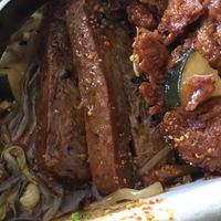 close up of yummy steak and veggies at Chi Ran Vegetarian Bar in Broadbeach