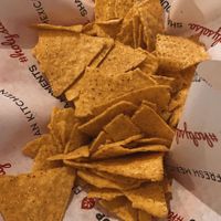 the serving size for chips   at Salsa Shop in Amsterdam