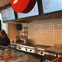 ordering counter  at Salsa Shop in Amsterdam