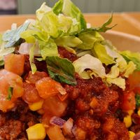 Piled high at Salsa Shop in Amsterdam