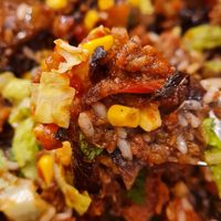 Chilli sin carne at Salsa Shop in Amsterdam