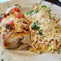 vegan buckaroo breakfast burrito  at Pizza Luce in Roseville