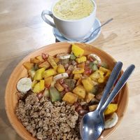 Fruit bowl at Milk Away in Sevilla