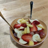 Fresh fruit at Milk Away in Sevilla