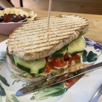  Vegan joy panini (XL size)  at Milk Away in Sevilla