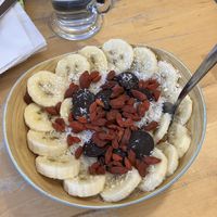 Choco coco porridge  at Milk Away in Sevilla
