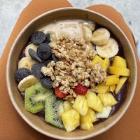 Açaí bowl energy with vegan protein powder   at Milk Away in Sevilla