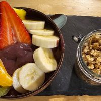 Delicious acaci bowl at Milk Away in Sevilla