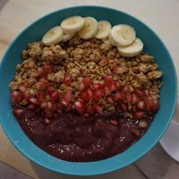 Açaí bowl at Milk Away in Sevilla