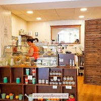 The kitchen is small but the make everything fresh at Milk Away in Sevilla