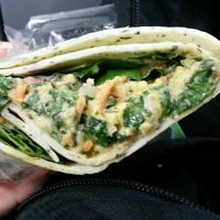 Falafel with green curry paste at Filmore and Union - Central Station in Newcastle Upon Tyne