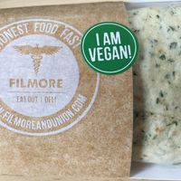 Falafel wrap  at Filmore and Union - Central Station in Newcastle Upon Tyne