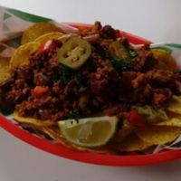 loaded Nacho's at Lulu's Diner in South Queensferry