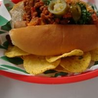 chilli dog at Lulu's Diner in South Queensferry