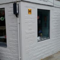 outside at Lulu's Diner in South Queensferry