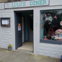 entrance at Lulu's Diner in South Queensferry