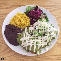 These were the Enchiladas... oh so good! at Purple Sprout Conscious Organics in Buffalo Grove