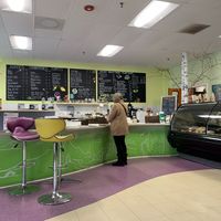 Interior at Purple Sprout Conscious Organics in Buffalo Grove