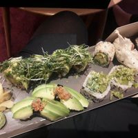 Beautiful (and expensive) take away at Karma Sushi in Aalborg