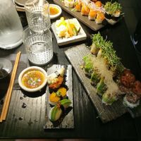 Vegan menu at Karma Sushi in Aalborg