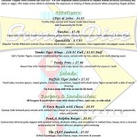 vegan menu at Funk ‘n Dive in Ogden