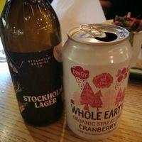 selection of whole earth drinks at The Plant in Stockholm